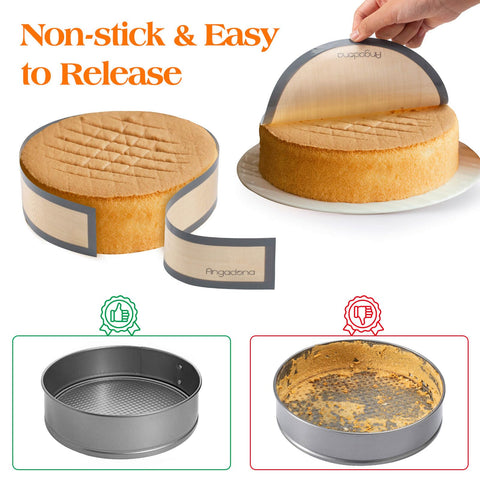 Angadona baking mat shows smooth nonstick surface for clean release