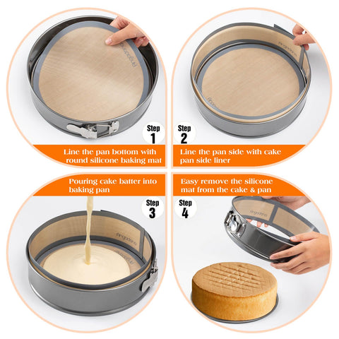Angadona mat uses food-grade silicone for safe batter contact