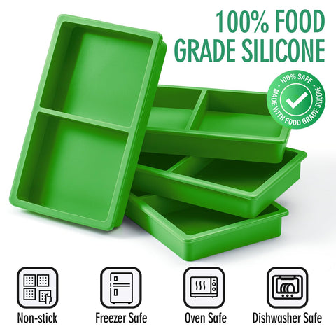 Angadona divider for small trays enables multiple foods to freeze together efficiently.