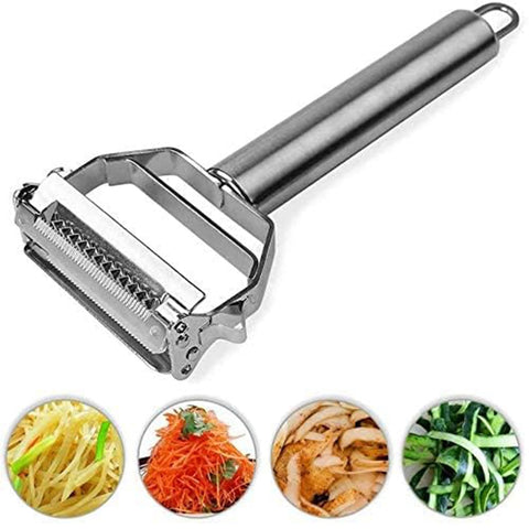 AnGeer Julienne Peeler rust-proof stainless steel construction ensures long-lasting performance.