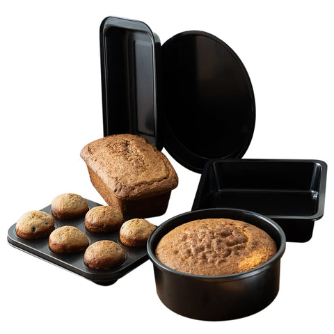 ANGORA BRANDS Roppa 5 piece baking set shown together for versatile oven use.