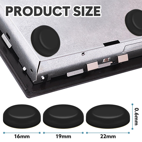 Animal-Gifts self-adhesive PTFE sliders on a blender base for smooth sliding