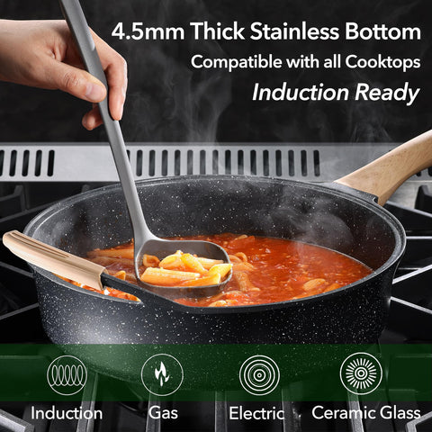 AnimoZest induction-ready base shows even heat on modern cooktops