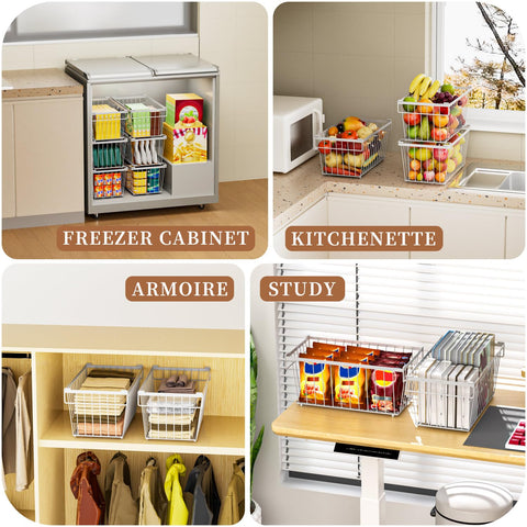 ANJUBAN 360° air circulation helps maintain item freshness in chest freezers.