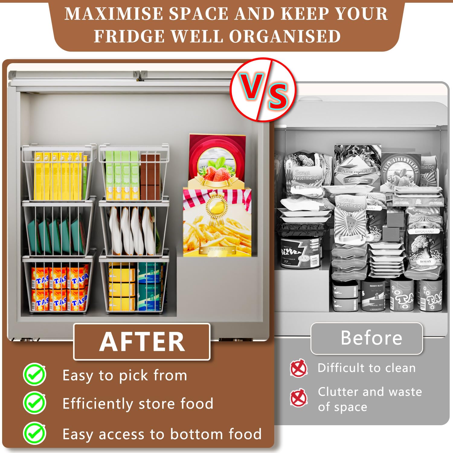 ANJUBAN easy storage and retrieval improves organization by date.