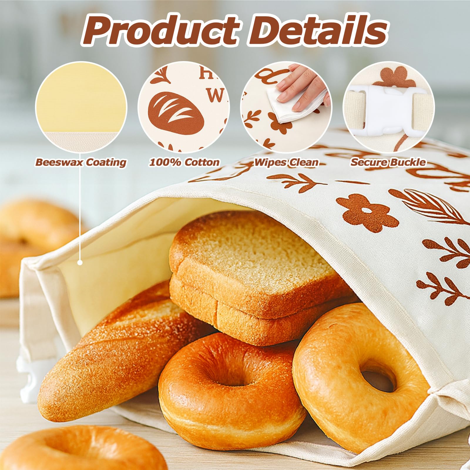ANKEWY bread bag gift set for bakers and sourdough lovers.