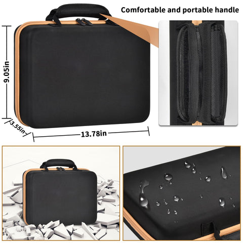ANKHOH flexible interior supports various knife sizes for organization