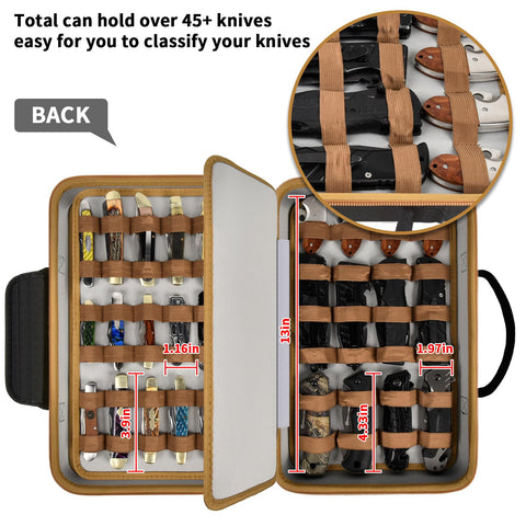 ANKHOH protective hard shell keeps blades safe and scratch-free