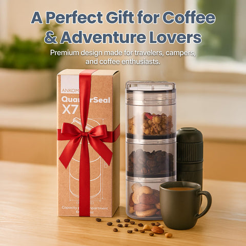ANKOMN QuarterSeal X7 ideal gift for coffee lovers seeking freshness.
