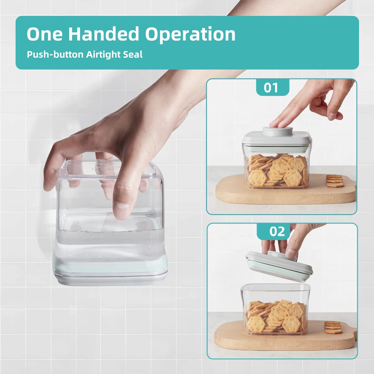 Ankou BPA-free AS material safe for everyday storage.