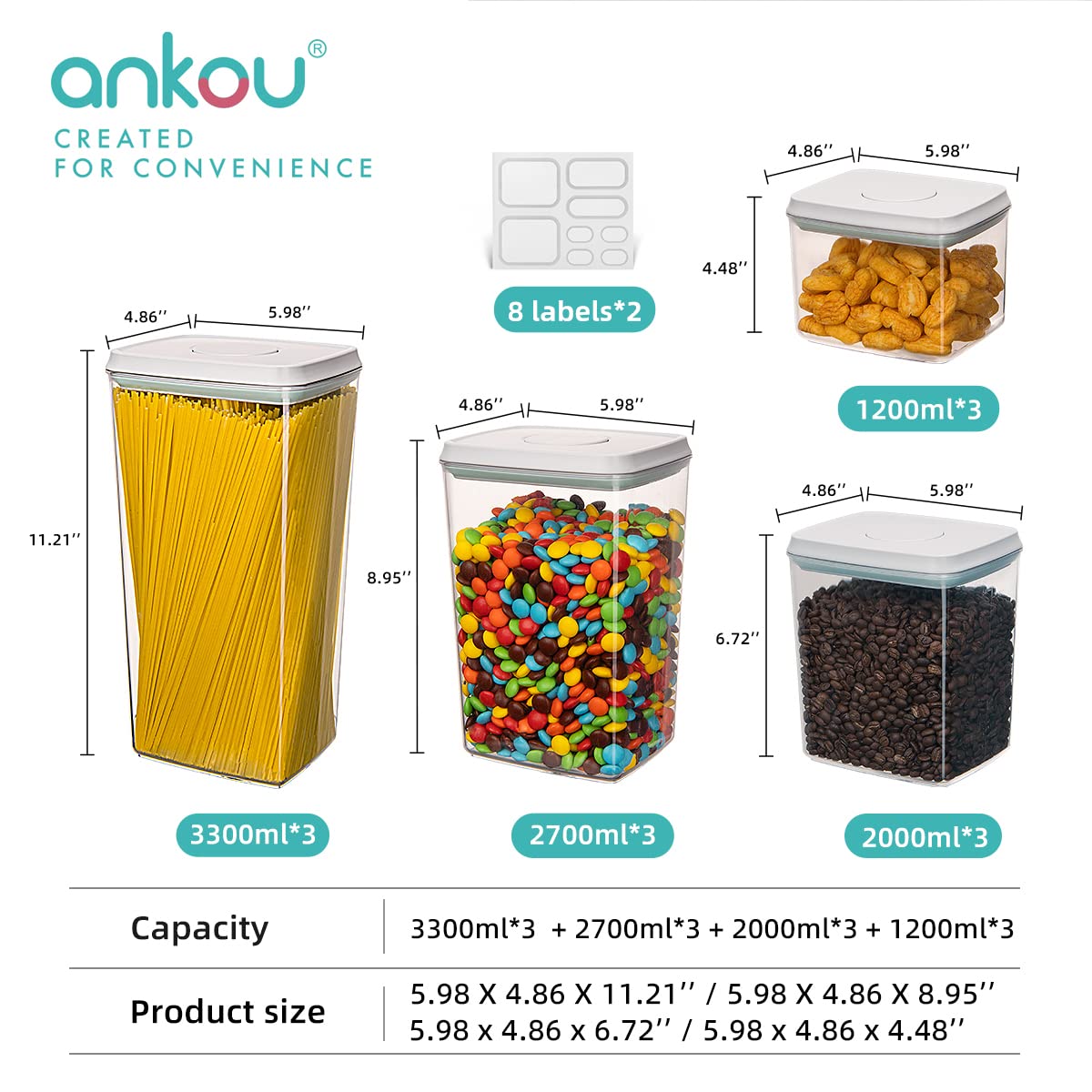Ankou lid with snug seal keeps contents fresh and leak-free