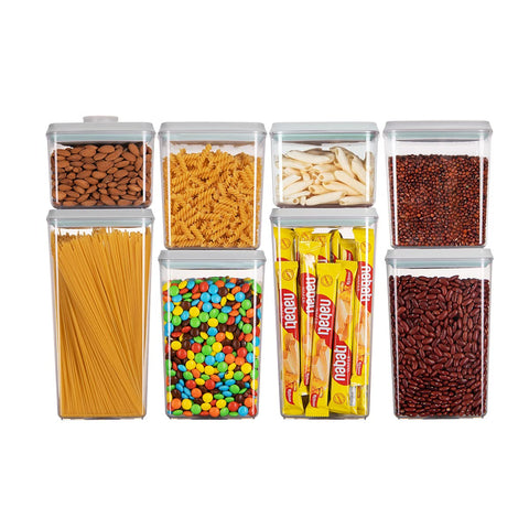 Ankou pop design container opening quickly for pantry access.