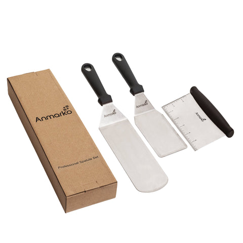 Anmarko commercial-grade spatula set designed for pro kitchens