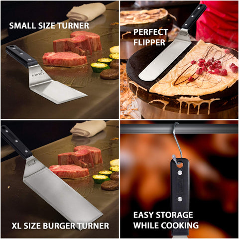 Anmarko hamburger tuner offers a large surface for burgers on the grill.