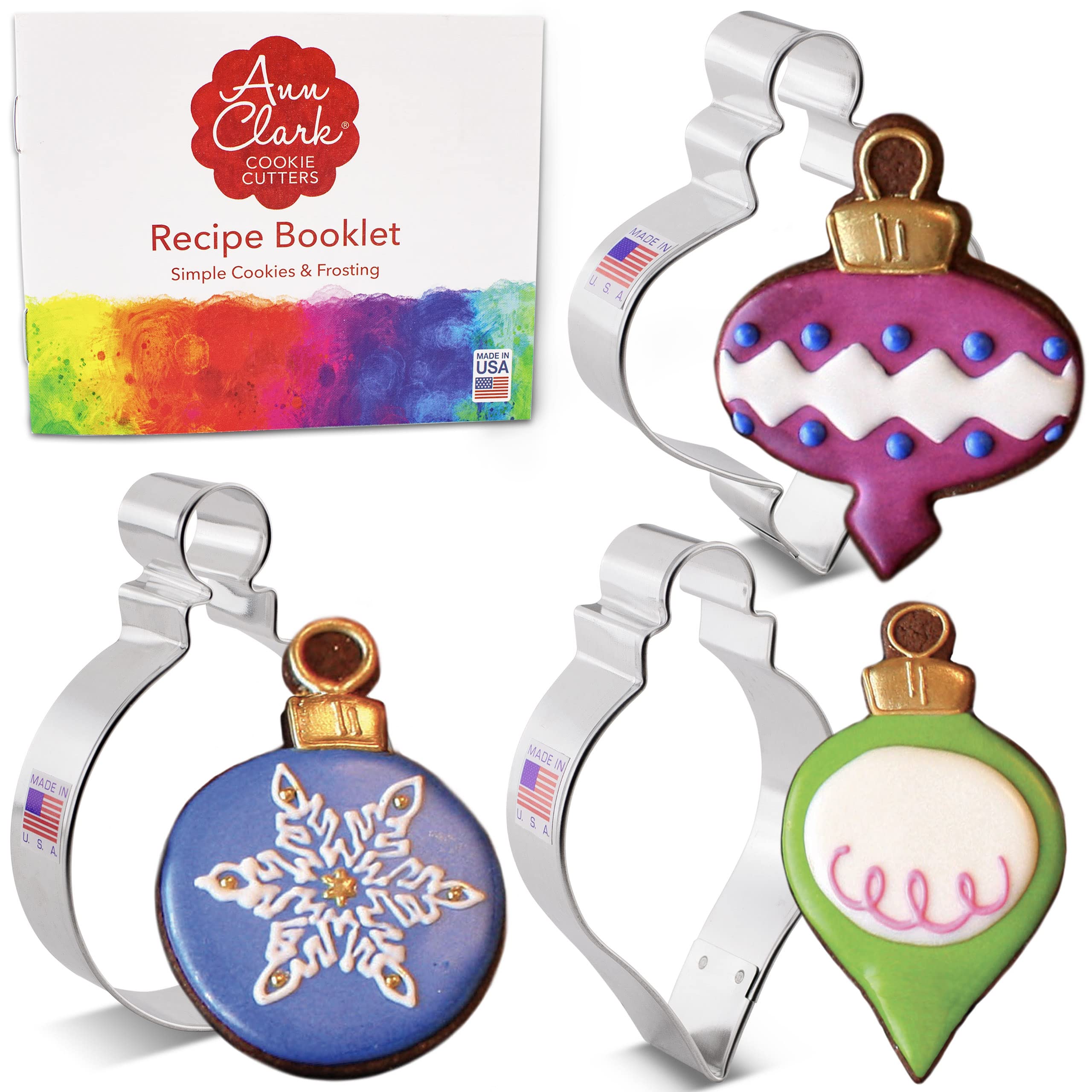 Ann Clark finial ornament cutter creates elegant cookie toppers