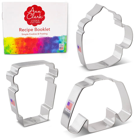Ann Clark Latte Cup cutter creates cozy coffee-inspired cookies for gatherings.