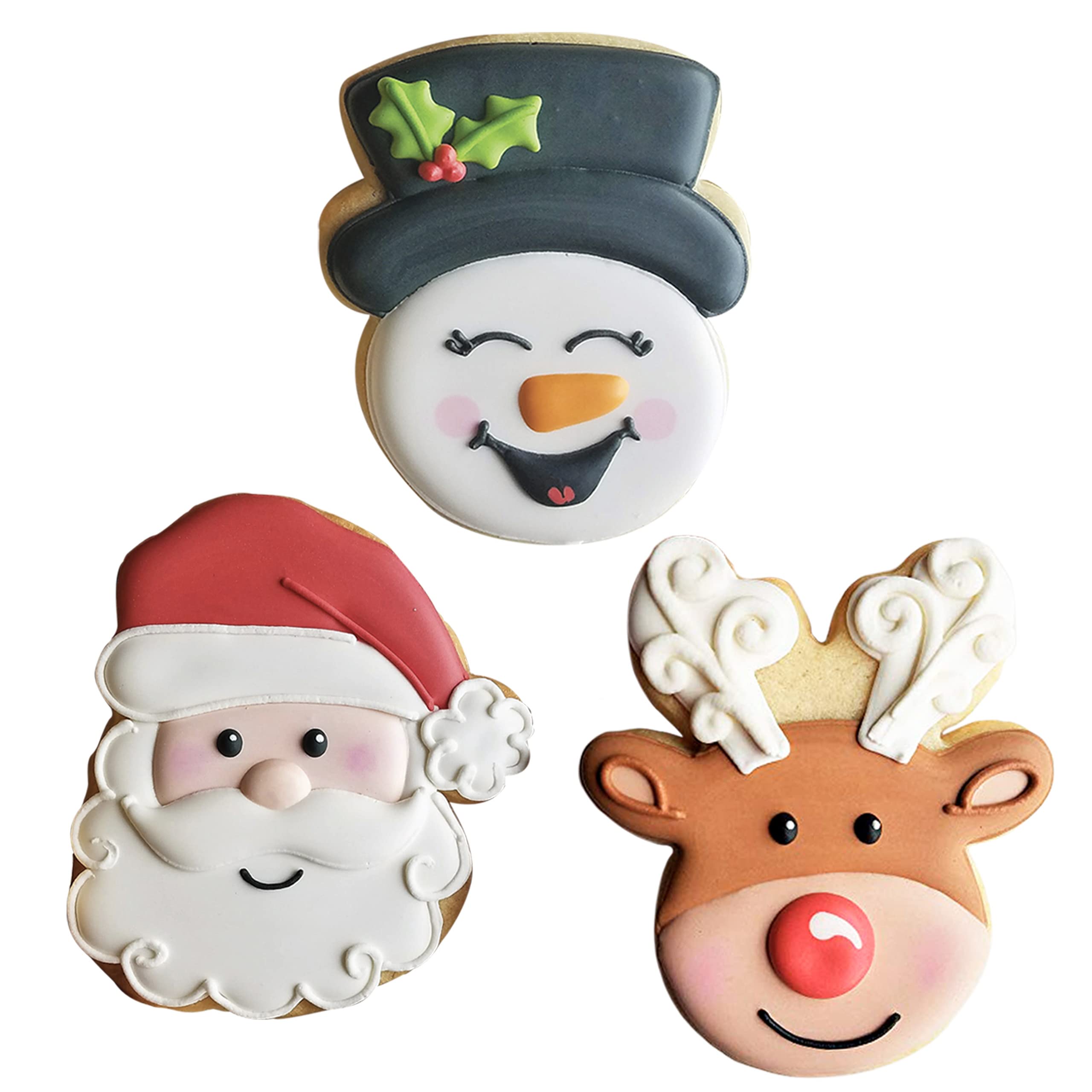 Ann Clark Faces of Christmas Reindeer Face cutter for playful holiday treats.