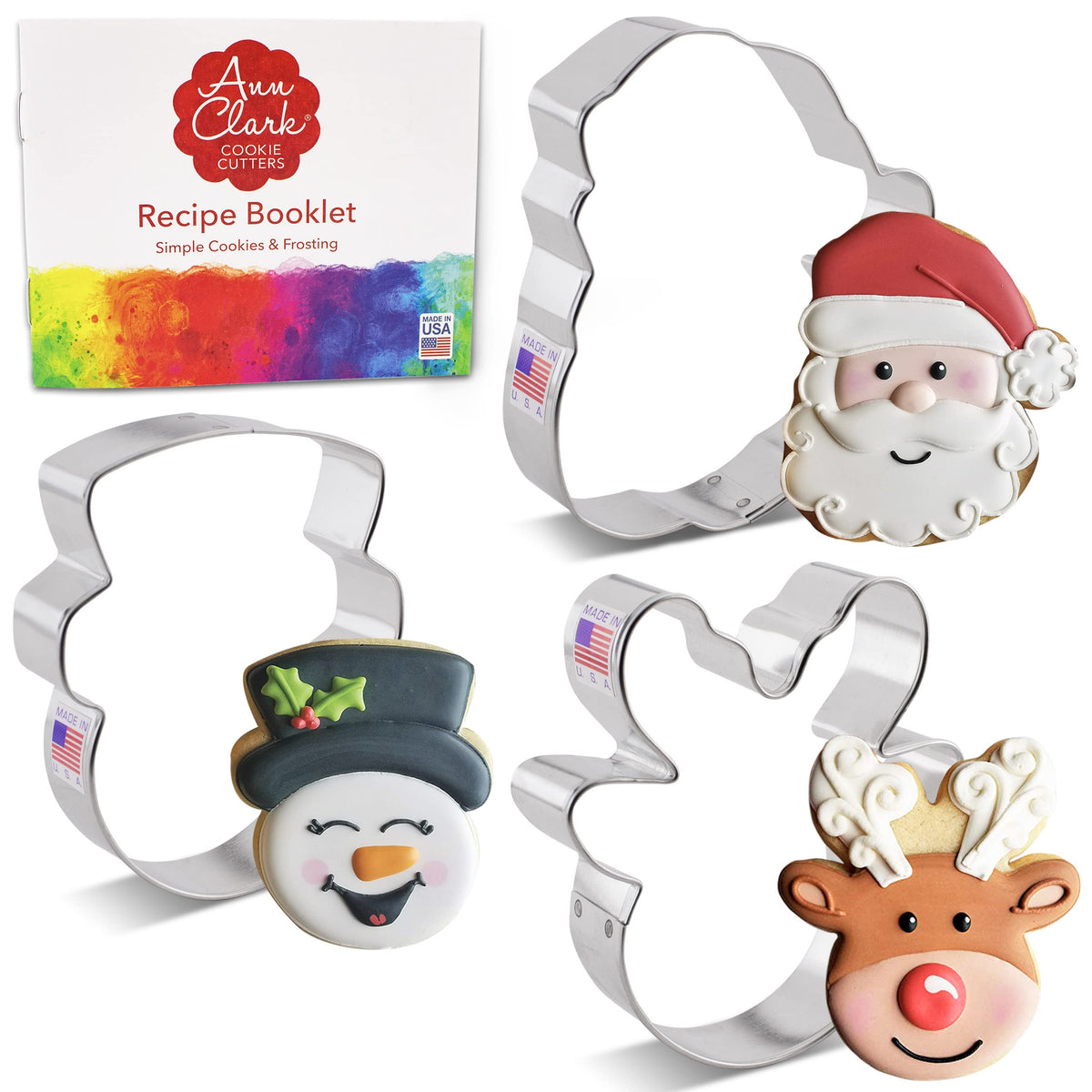 Ann Clark Faces of Christmas Santa Face cutter for easy festive cookies.