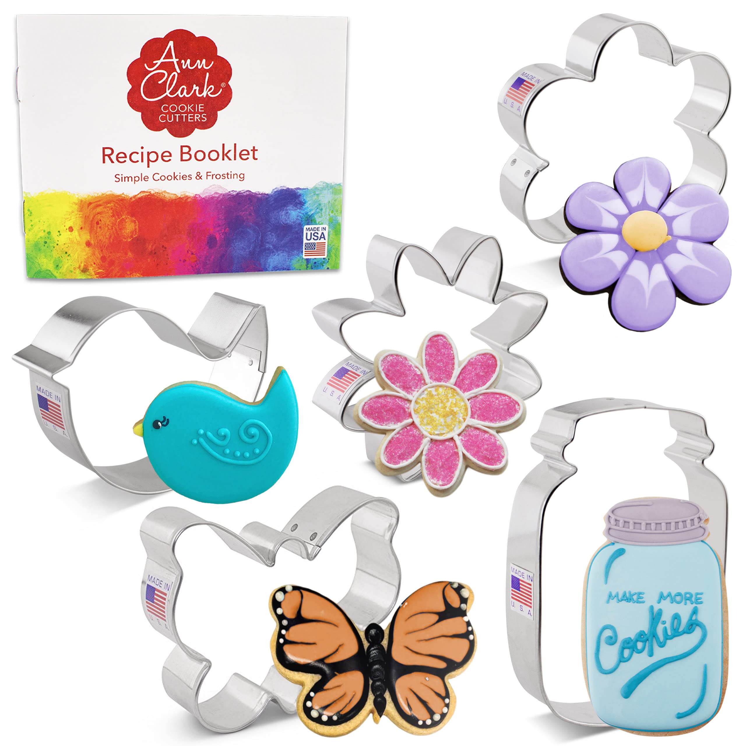 Ann Clark Flower Garden bird cutter adds whimsical bird shapes for celebrations.