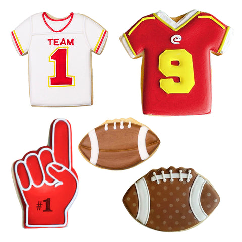 Ann Clark large football cutter for bold game-day cookies.