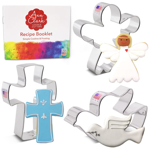 Ann Clark Angel cookie cutter for festive angel shapes in holiday cookies.
