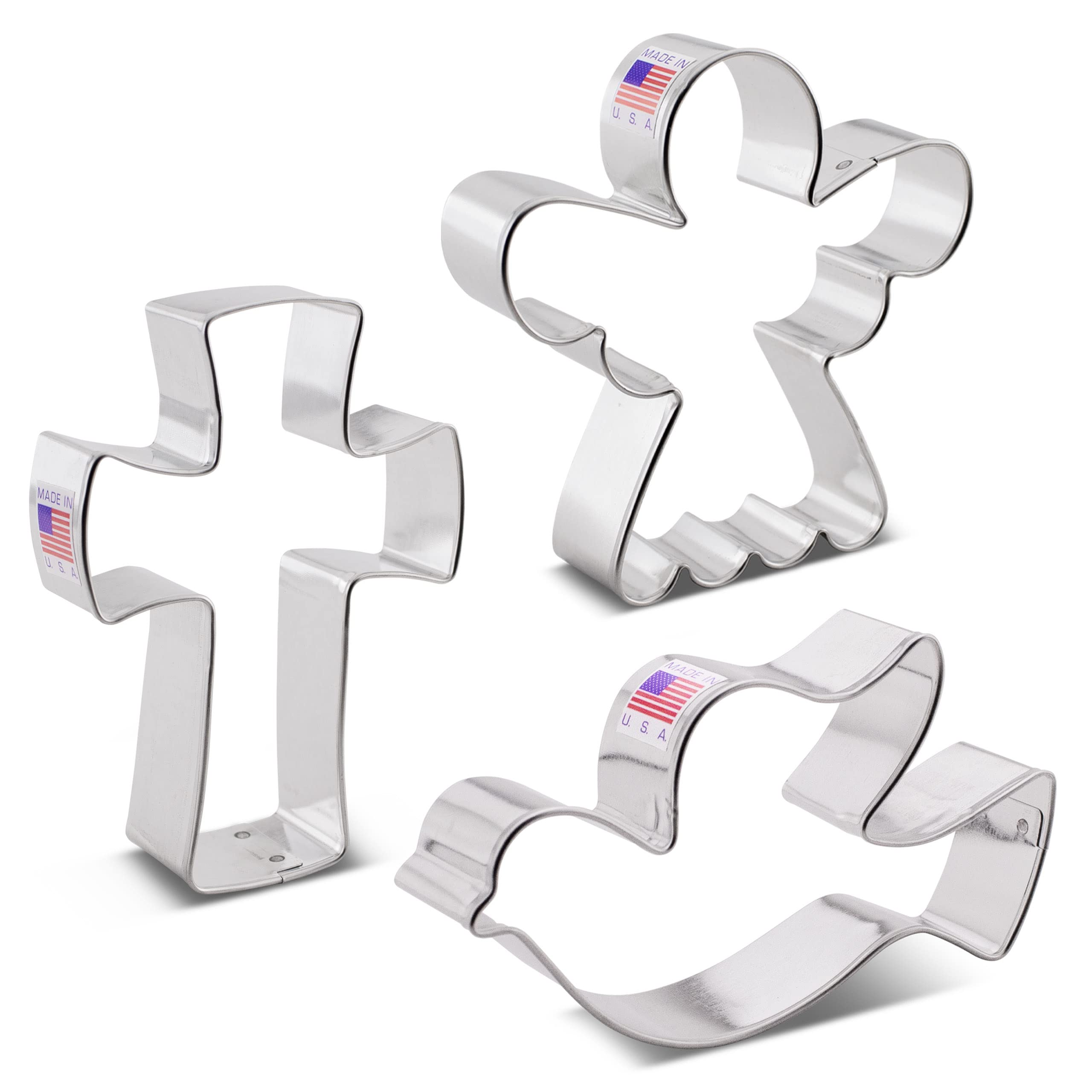 Ann Clark Religious Christmas cutters set is ideal for cookies and favors.