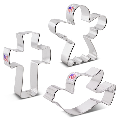 Ann Clark Religious Christmas cutters set is ideal for cookies and favors.