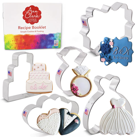 Ann Clark wedding cake cutters ideal for tier-inspired cookie gifts.