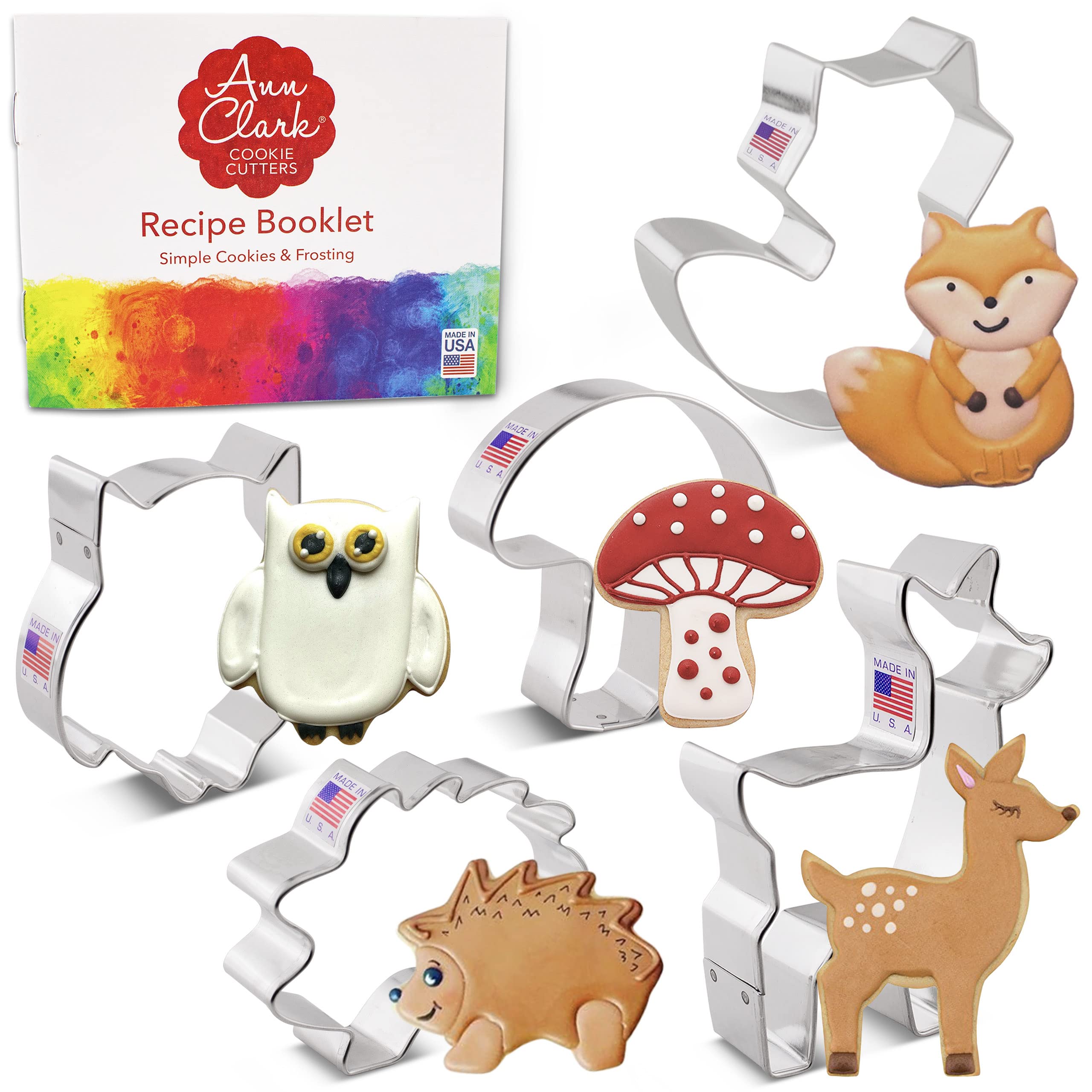 Ann Clark Woodland fox cookie cutter for crisp forest-themed cookies.