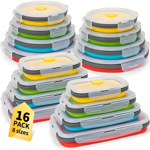 Annaklin collapsible rectangular container compact, space-saving storage solution.