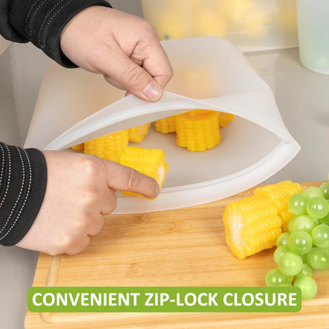 Annaklin silicone bag is microwave-safe for reheating meals directly.