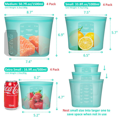 Annaklin bags dishwasher and microwave safety for versatile cleanup