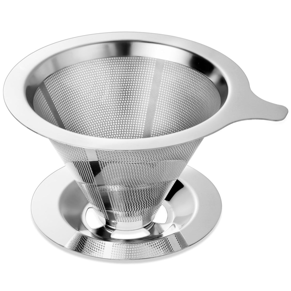ANNMEXX upgraded pour-over filter in large capacity for clean, balanced brews.