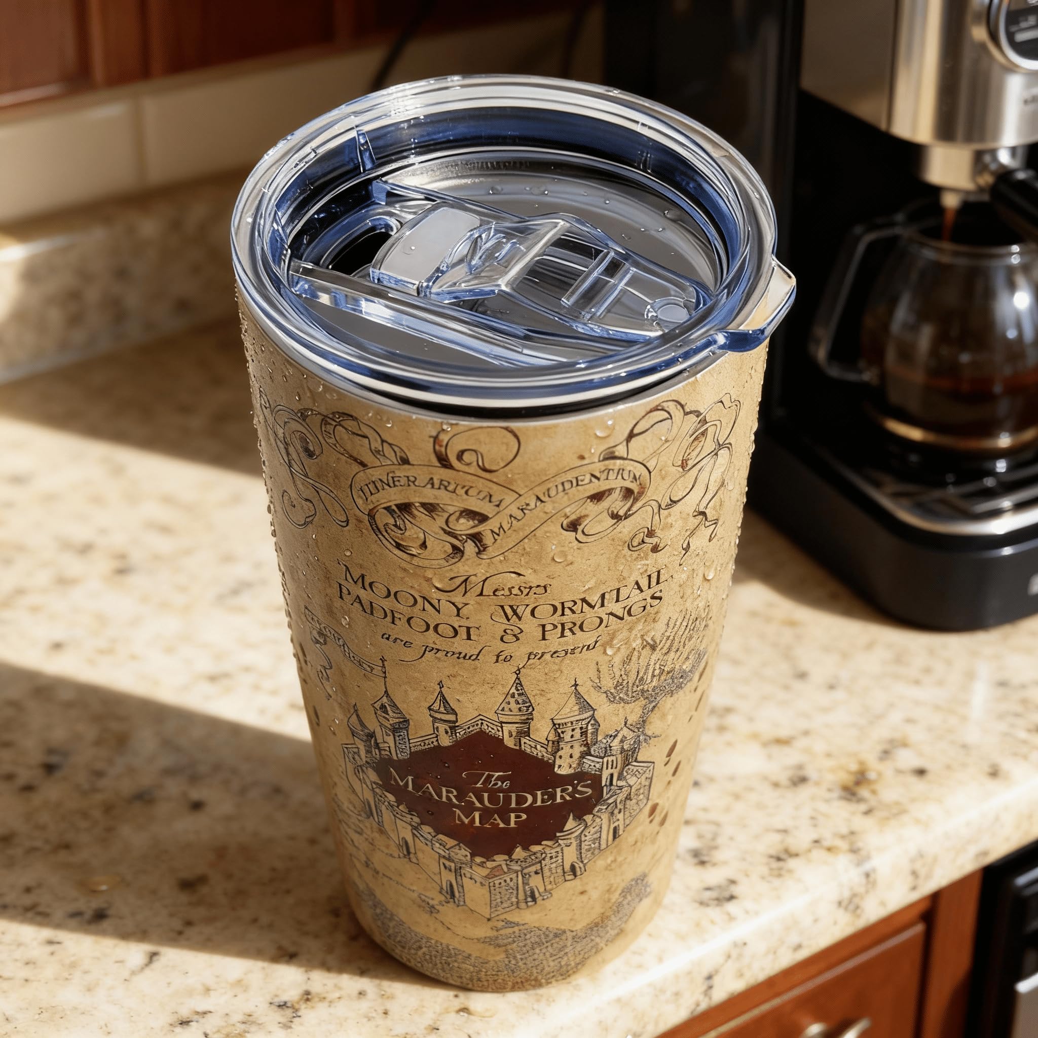 Annshein Cupholder-Friendly Base fits most car holders for easy transport.