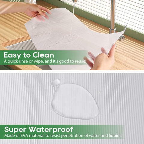 Anoak fridge liner is waterproof and easy to wipe clean