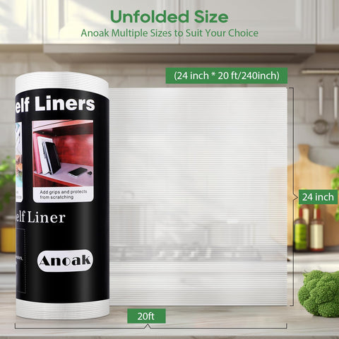Anoak liner is reusable and easy to customize for home organization.