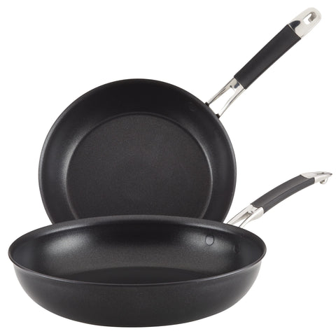 Anolon SmartStack 10-inch nonstick frying pan with space-saving nesting design.