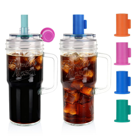 ANOTION Cap Cup with rotating lid assembly for leakproof sipping on the go.