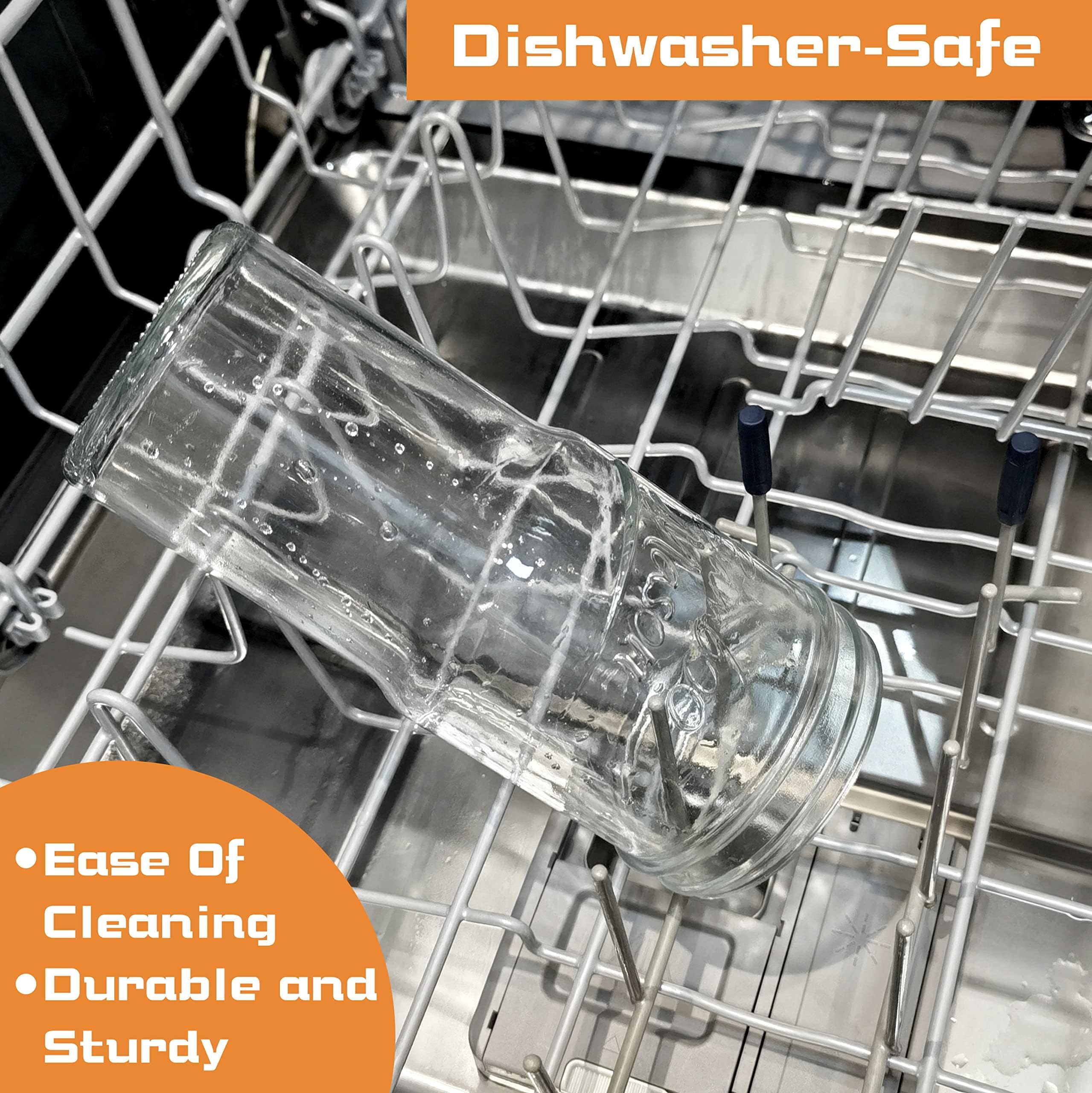 ANOTION dishwasher-safe jars for simple cleaning and maintenance.