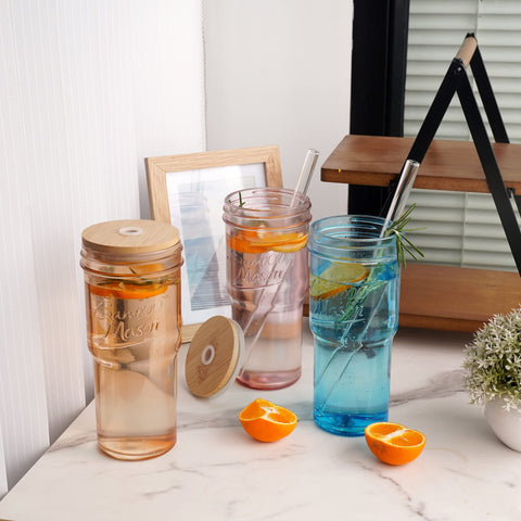 ANOTION easy-clean glass with smooth inner wall resists staining and odors.