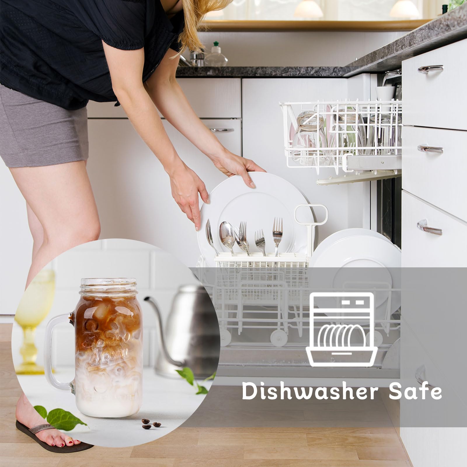 ANOTION straw cleaning brush simplifies jar hygiene and maintenance.