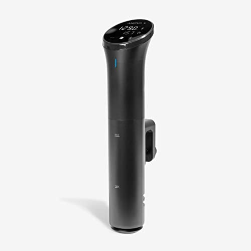 Anova Culinary Nano 3.0 two-line display for quick time and temp checks.