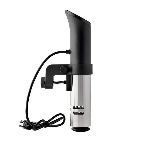 Anova Sous Vide 2.0 WiFi durable water-resistant body in use