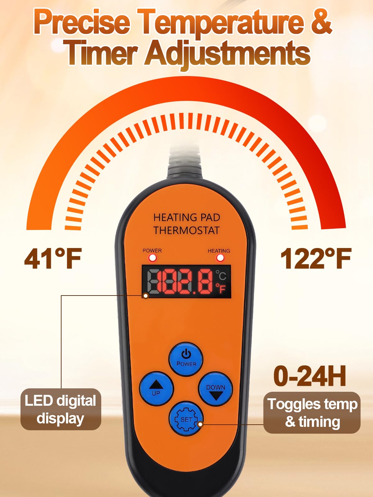 ANPHSIN digital controller display demonstrates precise temperature control for proofing.