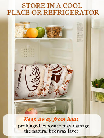 ANPHSIN easy-clean bread bag shows simple care after baking.