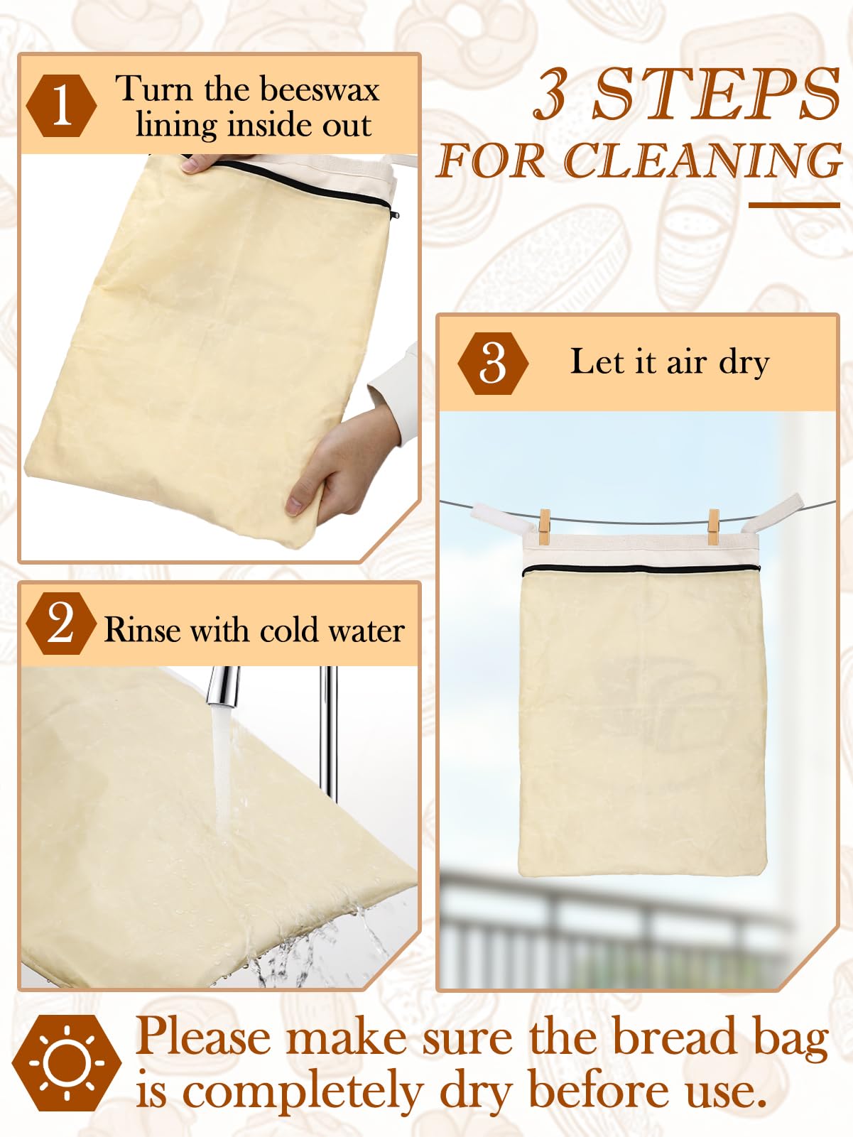 ANPHSIN gift-ready bread bag highlights sustainable kitchen gift appeal.