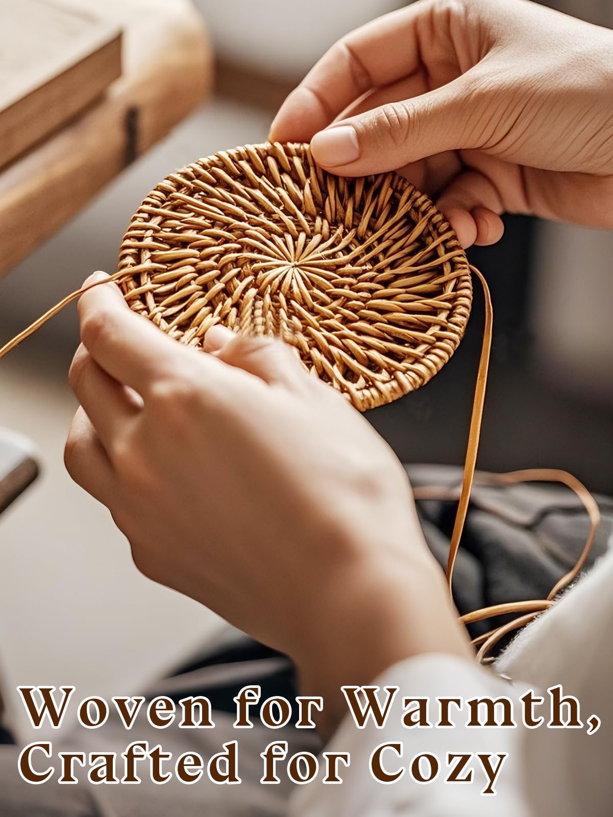 ANPHSIN natural materials emphasize eco-friendly decor for boho interiors.