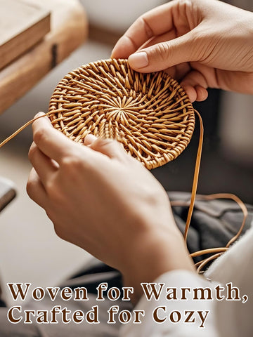 ANPHSIN natural materials emphasize eco-friendly decor for boho interiors.