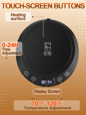 Two adhesive thermometer strips from ANPHSIN provide real-time feedback.