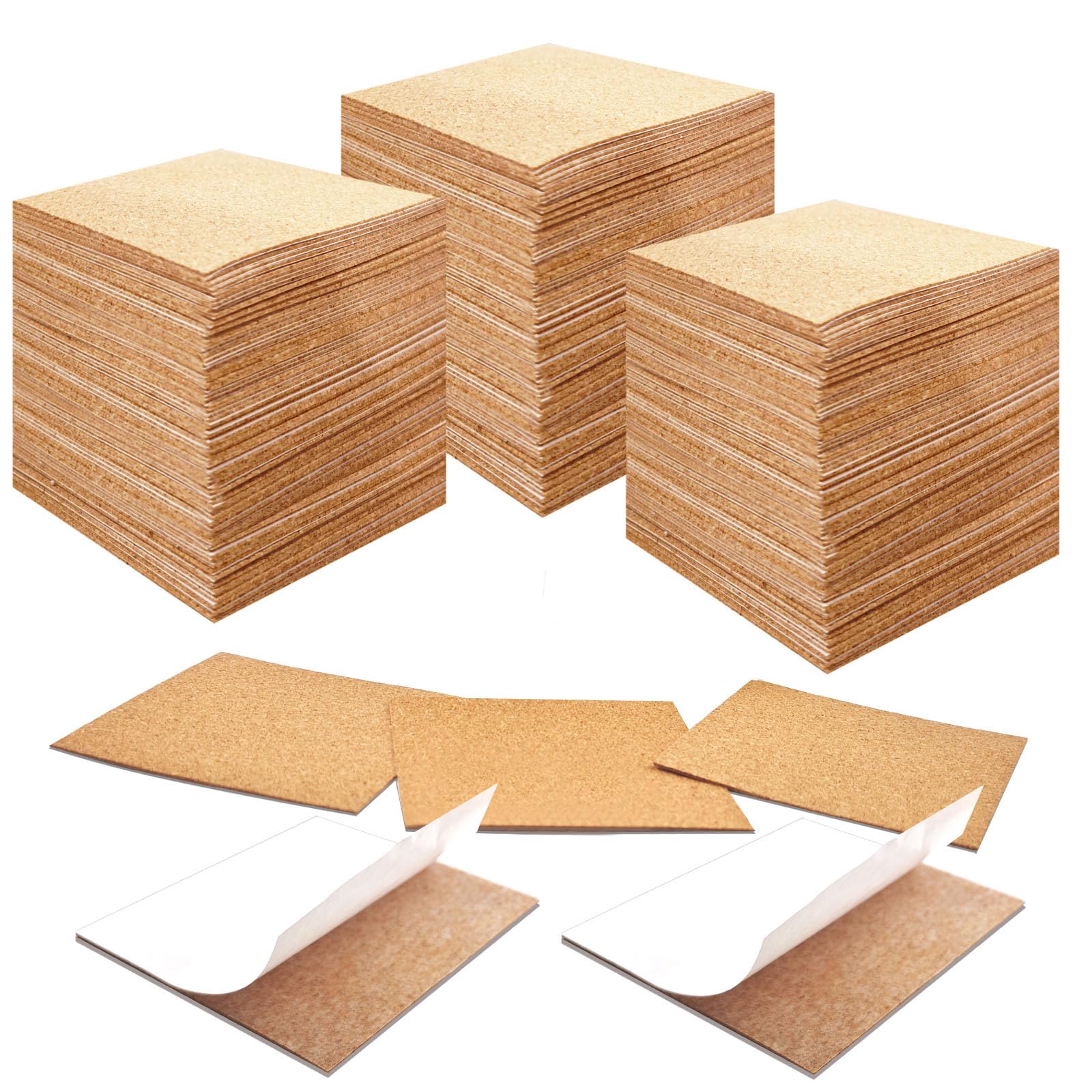 Anpuimult cork coaster backing set with 150 pieces for DIY coasters.